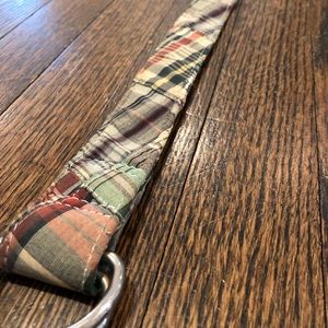 Vineyard Vines D-Ring Madras Belt | Vintage